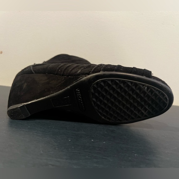 AEROSOLES women’s suede black ankle booties/size 6 - Picture 11 of 11
